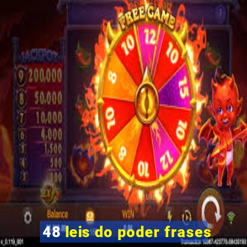 48 leis do poder frases